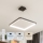 Brilagi - Lámpara colgante LED regulable FALCON SLIM LED/50W/230V 3000-6500K 50x50 cm negra + mando a distancia