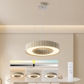 Brilagi - Lámpara colgante LED regulable LUMIX LED/48W/230V 3000-6000K beige, diámetro 50 cm + mando a distancia