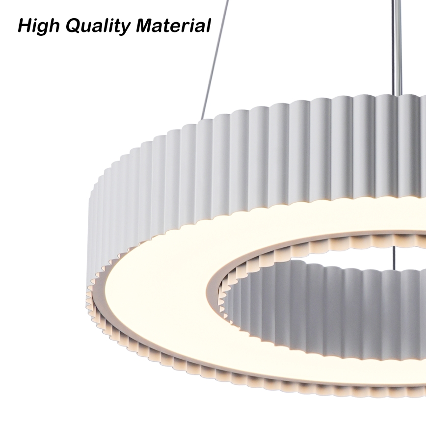 Brilagi - Lámpara colgante LED regulable LUMIX LED/48W/230V 3000-6000K blanca, diámetro 50 cm + mando a distancia
