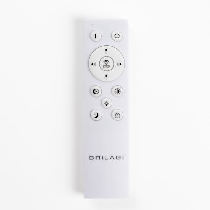 Brilagi - Lámpara colgante LED regulable FALCON SLIM LED/68W/230V 3000-6500K Ø 50 cm negra + control remoto