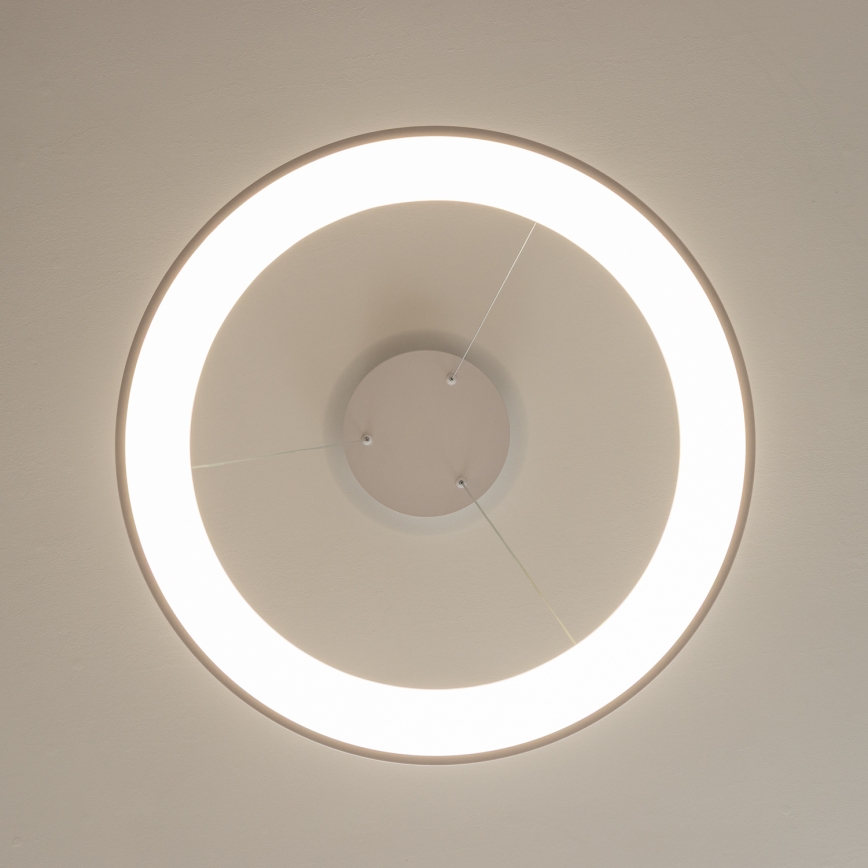 BRILAGI - Lámpara colgante LED regulable FALCON II LED/99W/230V 3000-6500K Ø 60 cm blanca + mando a distancia
