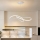 Brilagi - Lámpara colgante LED regulable suspendida por cable INFINITY LED/80W/230V 3000-6000K 80x80 cm blanca + mando a distancia