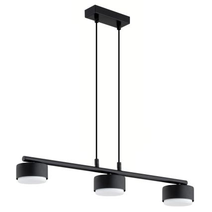 BRILAGI - Lámpara colgante regulable LED RGB+CCT de cable MONO 3xGX53/14W/230V 2700-6500K Wi-Fi Tuya negra