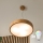 Brilagi - Lámpara colgante LED RGBW regulable con cable CARVALHO 3xE27/9W/230V 2700-6500K Wi-Fi roble, diámetro 47,5 cm