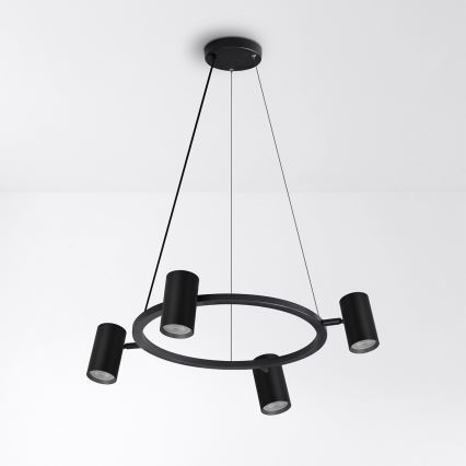 BRILAGI - Lámpara de suspensión LED RGBW regulable con cable SELE 4xGU10/6,5W/230V 2700-6500K negra