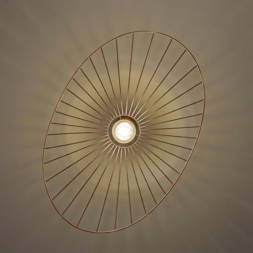 Brilagi - Lámpara colgante LED suspendida en cable CERIA WIRE 1xE27/40W/230V 60x80 cm bronce