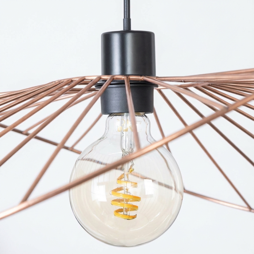 Brilagi - Lámpara colgante LED suspendida en cable CERIA WIRE 1xE27/40W/230V 60x80 cm bronce