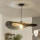 Brilagi - Lámpara colgante LED suspendida por cable CERIA BOHO 1xE27/40W/230V diámetro 50 cm negro/marrón