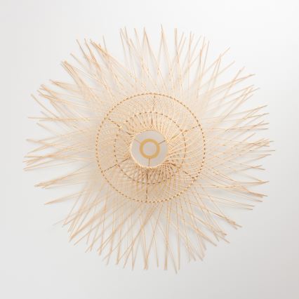 Brilagi - Lámpara colgante LED suspendida por cable CERIA BOHO 1xE27/40W/230V Ø 70 cm bambú