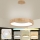 Brilagi - Lámpara colgante LED suspendida por cable FALCON WOOD MODERN LED/40W/230V 3000/4000/6000K, diámetro 60 cm, acabado en madera