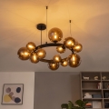 Brilagi - Lámpara colgante LED suspendida por cable MILLA 15xG9/3W/230V marrón/marrón ahumado