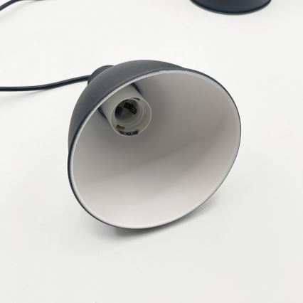 Brilagi - Lámpara colgante LED suspendida por cable RIDDY 3xE27/60W/230V negra