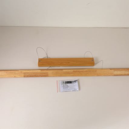 Brilagi - Lámpara colgante LED suspendida por cable UMEA WOOD LED/40W/230V 150 cm madera