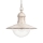 Brilagi - Lámpara colgante para exterior MOLDE 1xE27/60W IP44 blanco/pátina