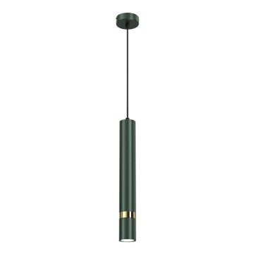 Brilagi - Lámpara colgante POKER 1xGU10/25W/230V verde/dorado