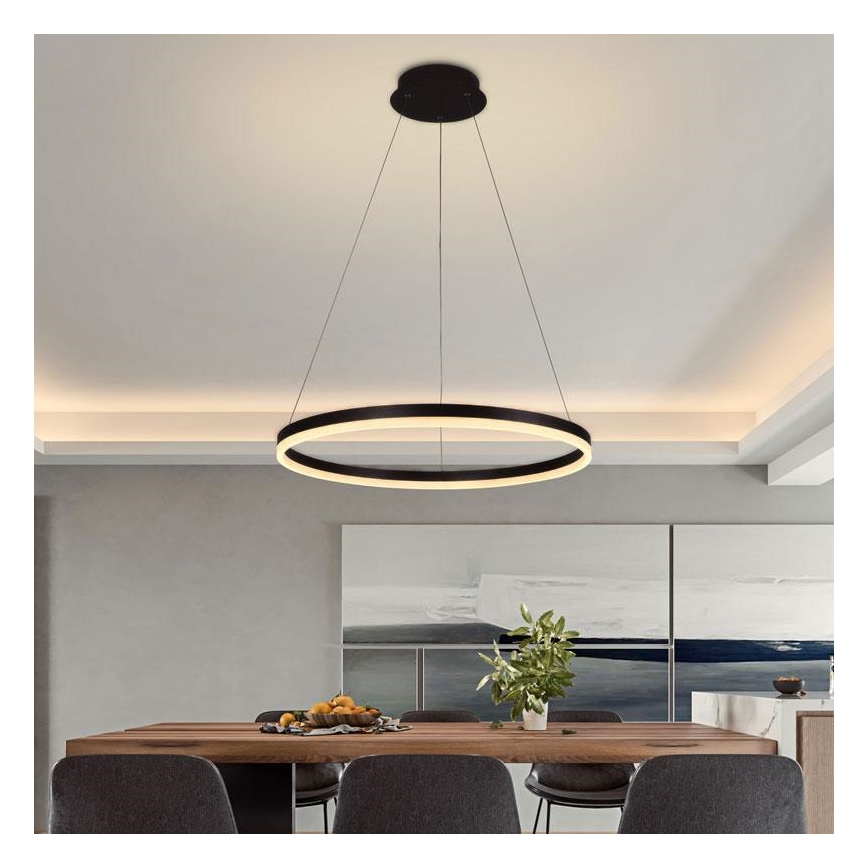 Brilagi - Lámpara colgante LED regulable con cable CIRCLE LED/42W/230V 3000-6500K Ø 60 cm + control remoto