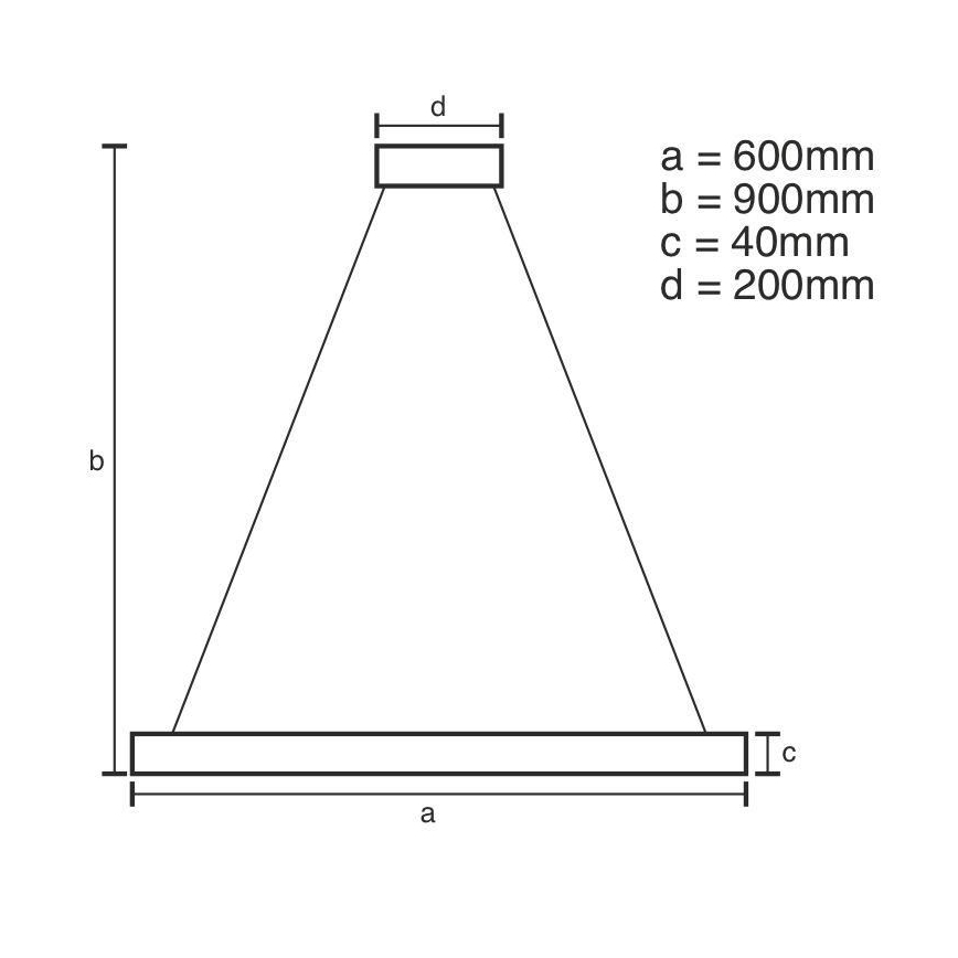 Brilagi - Lámpara colgante LED regulable con cable CIRCLE LED/42W/230V 3000-6500K Ø 60 cm + control remoto