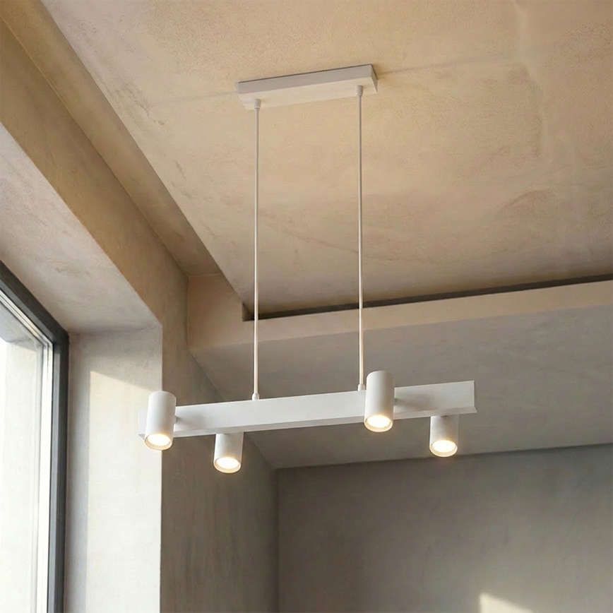 BRILAGI - Lámpara colgante regulable LED RGBW de cable SELE 4xGU10/6,5W/230V 2700-6500K blanco