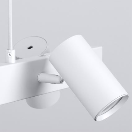 BRILAGI - Lámpara colgante regulable LED RGBW de cable SELE 4xGU10/6,5W/230V 2700-6500K blanco