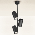 Brilagi - Lámpara colgante SELE VERTICAL 3xGU10/30W/230V negro