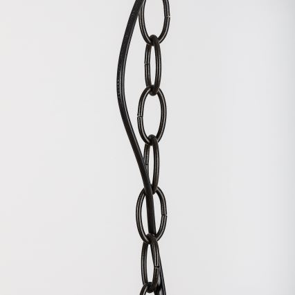 Brilagi - Lámpara colgante Tiffany de vitral con cadena LUISA 2xE27/60W/230V