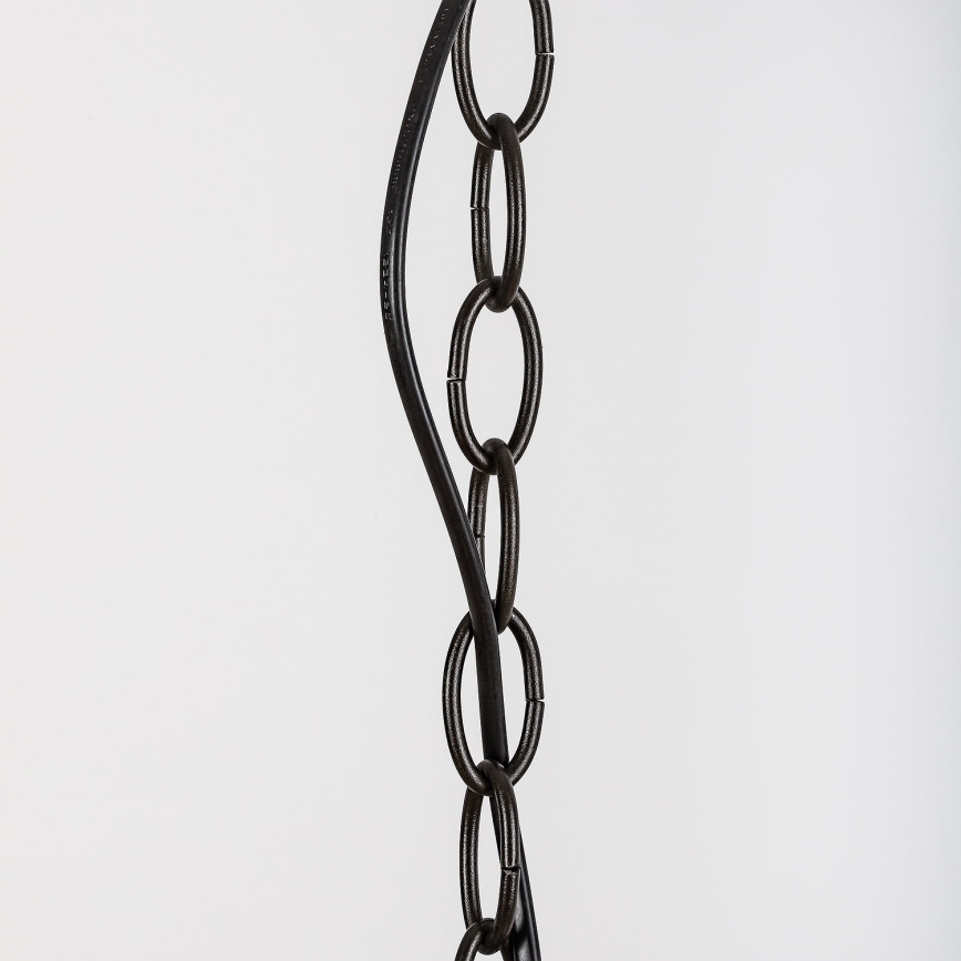 Brilagi - Lámpara colgante Tiffany de vitral con cadena LUISA 2xE27/60W/230V
