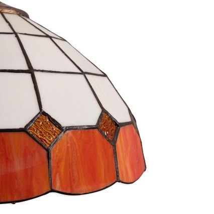 Brilagi - Lámpara colgante Tiffany de vitral con cadena SIENNA 1xE27/60W/230V Ø 40 cm