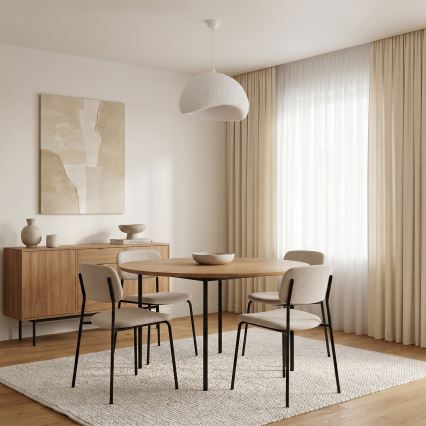 Brilagi - Lámpara colgante WABI SABI 1xE27/40W/230V Ø 50 cm blanca