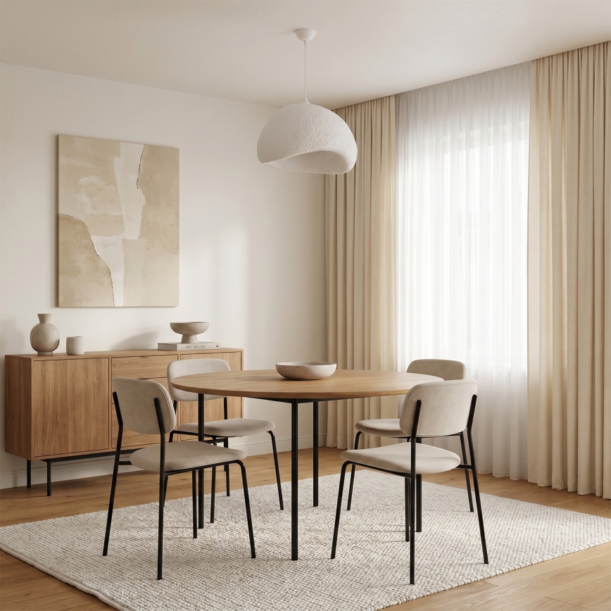 Brilagi - Lámpara colgante WABI SABI 1xE27/40W/230V Ø 50 cm blanca