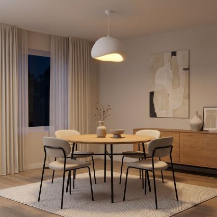 Brilagi - Lámpara colgante WABI SABI 1xE27/40W/230V Ø 50 cm blanca