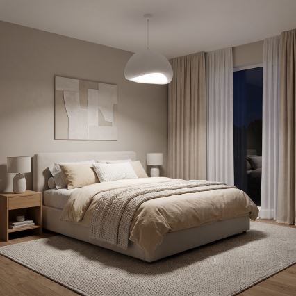 Brilagi - Lámpara colgante WABI SABI 1xE27/40W/230V Ø 50 cm blanca