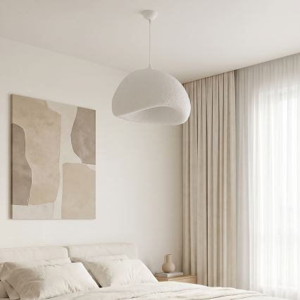 Brilagi - Lámpara colgante WABI SABI 1xE27/40W/230V Ø 50 cm blanca