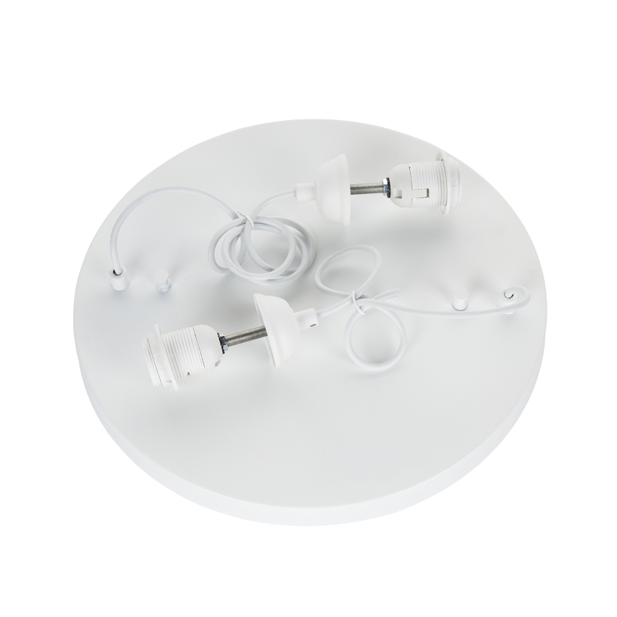 Brilagi - Lámpara colgante WABI SABI 2xE27/40W/230V Ø 70 cm blanca