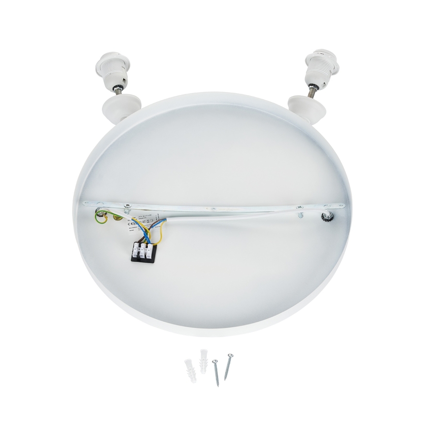 Brilagi - Lámpara colgante WABI SABI 2xE27/40W/230V Ø 70 cm blanca