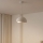 Brilagi - Lámpara colgante WABI SABI con cable 1xE27/40W/230V Ø 35 cm blanca