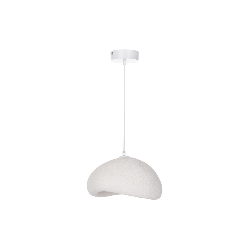 Brilagi - Lámpara colgante WABI SABI con cable 1xE27/40W/230V Ø 35 cm blanca