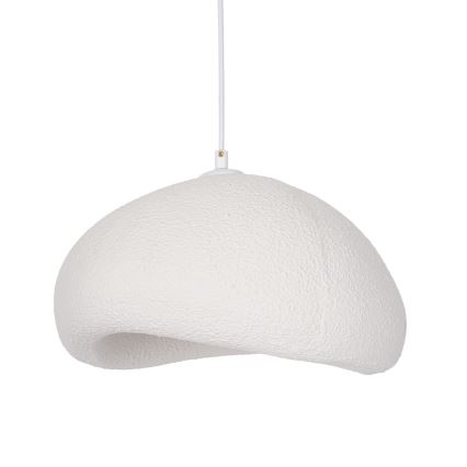 Brilagi - Lámpara colgante WABI SABI con cable 1xE27/40W/230V Ø 35 cm blanca