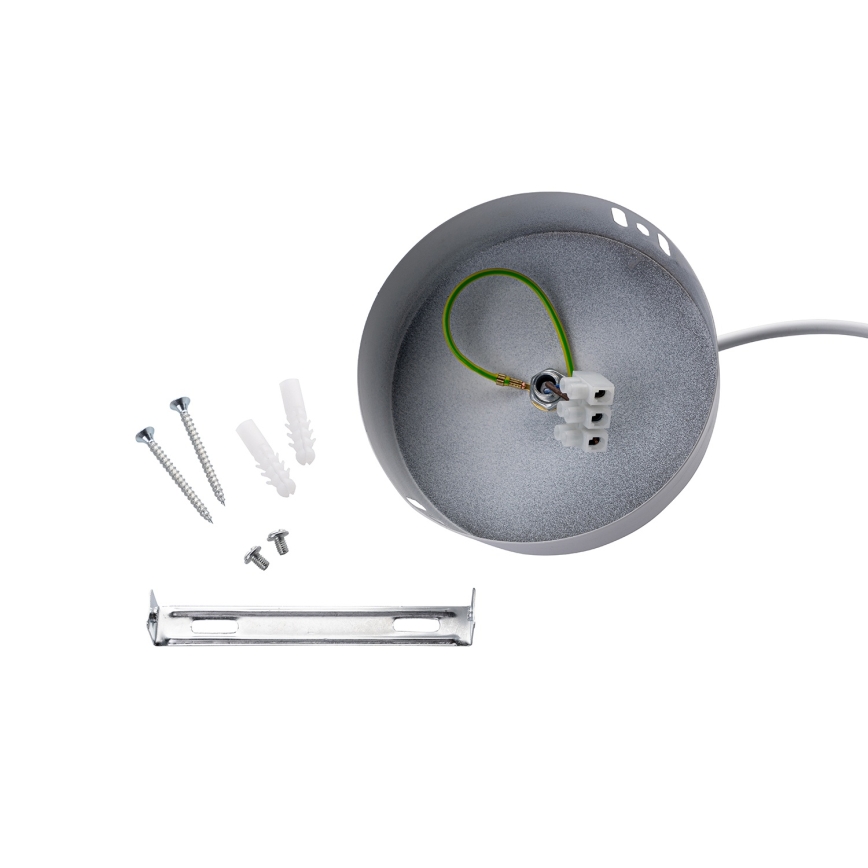 Brilagi - Lámpara colgante WABI SABI con cable 1xE27/40W/230V Ø 35 cm blanca