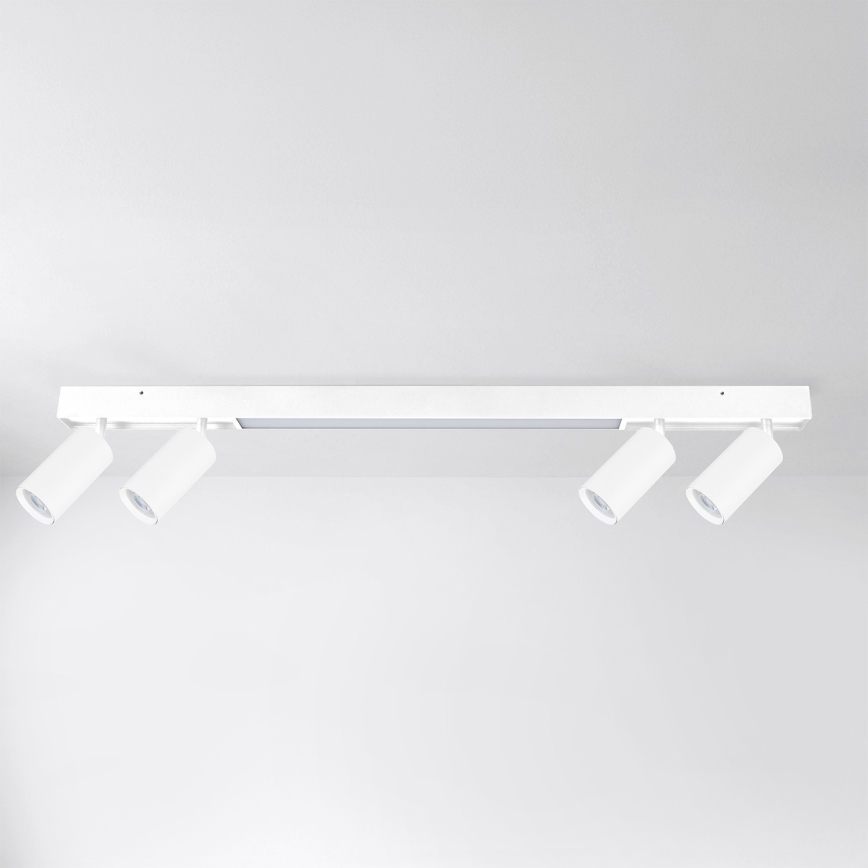 Brilagi - Lámpara de 4 focos LED SELE 4xGU10/30W/230V + LED/25W blanca