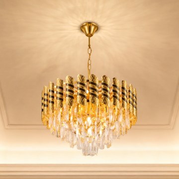 Brilagi - Lámpara de araña colgante CRISTAL 5xE14/40W/230V Ø 38 cm