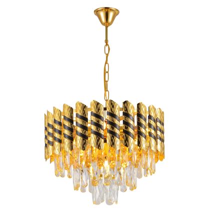 Brilagi - Lámpara de araña colgante CRISTAL 5xE14/40W/230V Ø 38 cm