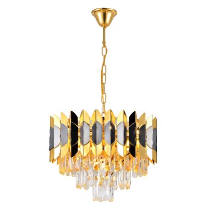 Brilagi - Lámpara de araña con cadena CRISTAL 5xE14/40W/230V Ø 38 cm