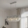 Brilagi - Lámpara de araña con cadena ECLIPSE 10xE14/10W/230V 78x28 cm plateada
