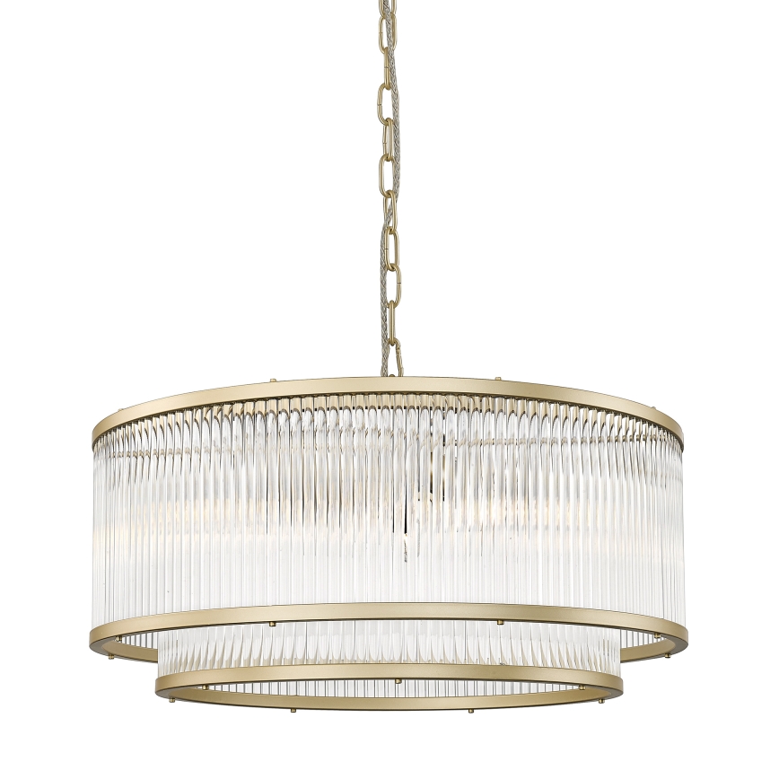 Brilagi - Lámpara de araña con cadena RAMOS 6xE14/60W/230V dorada