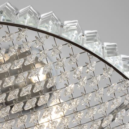 Brilagi - Lámpara de araña de cristal LED GLAMOUR sobre cable 5xG9/42W/230V