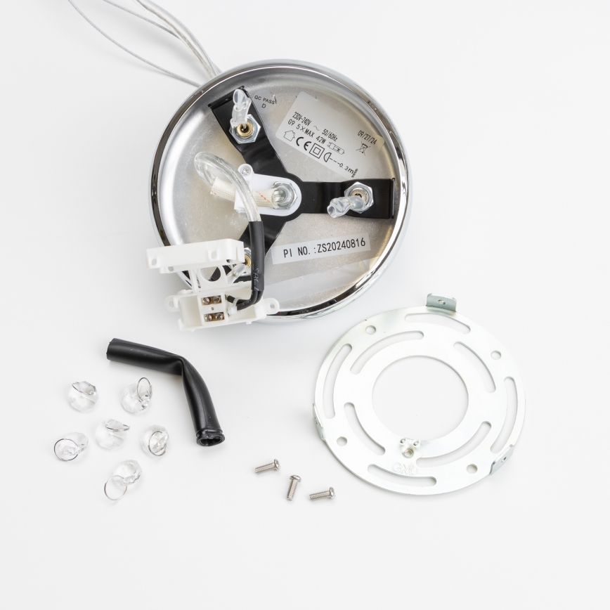 Brilagi - Lámpara de araña de cristal LED GLAMOUR sobre cable 5xG9/42W/230V