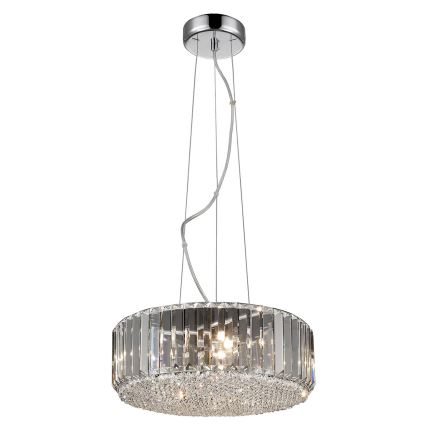 Brilagi - Lámpara de araña de cristal LED GLAMOUR sobre cable 5xG9/42W/230V