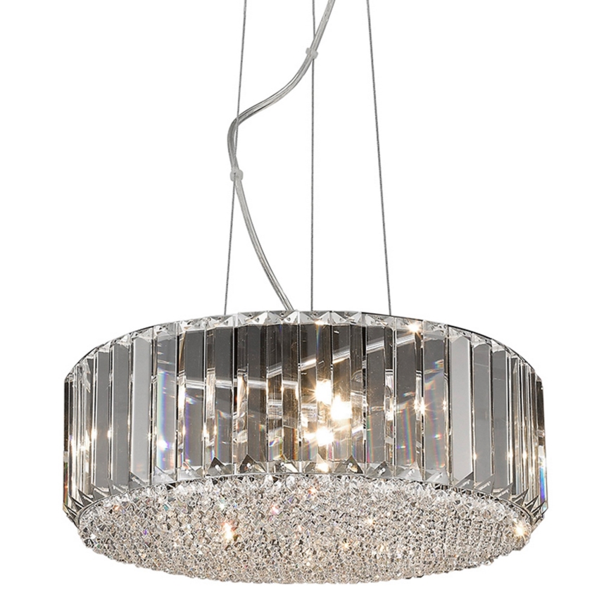 Brilagi - Lámpara de araña de cristal LED GLAMOUR sobre cable 5xG9/42W/230V