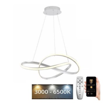 Brilagi - Lámpara de araña LED regulable COSMOWAVE LED/70W/230V 3000-6500K blanco + control remoto