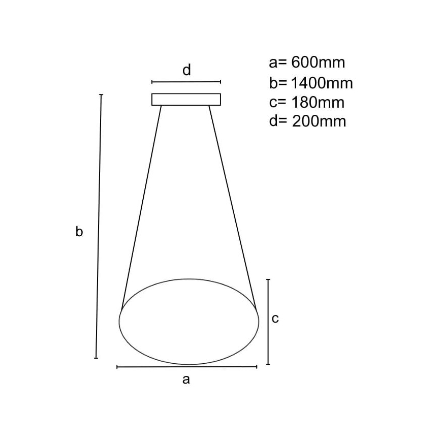 Brilagi - Lámpara de araña LED regulable COSMOWAVE LED/70W/230V 3000-6500K blanco + control remoto